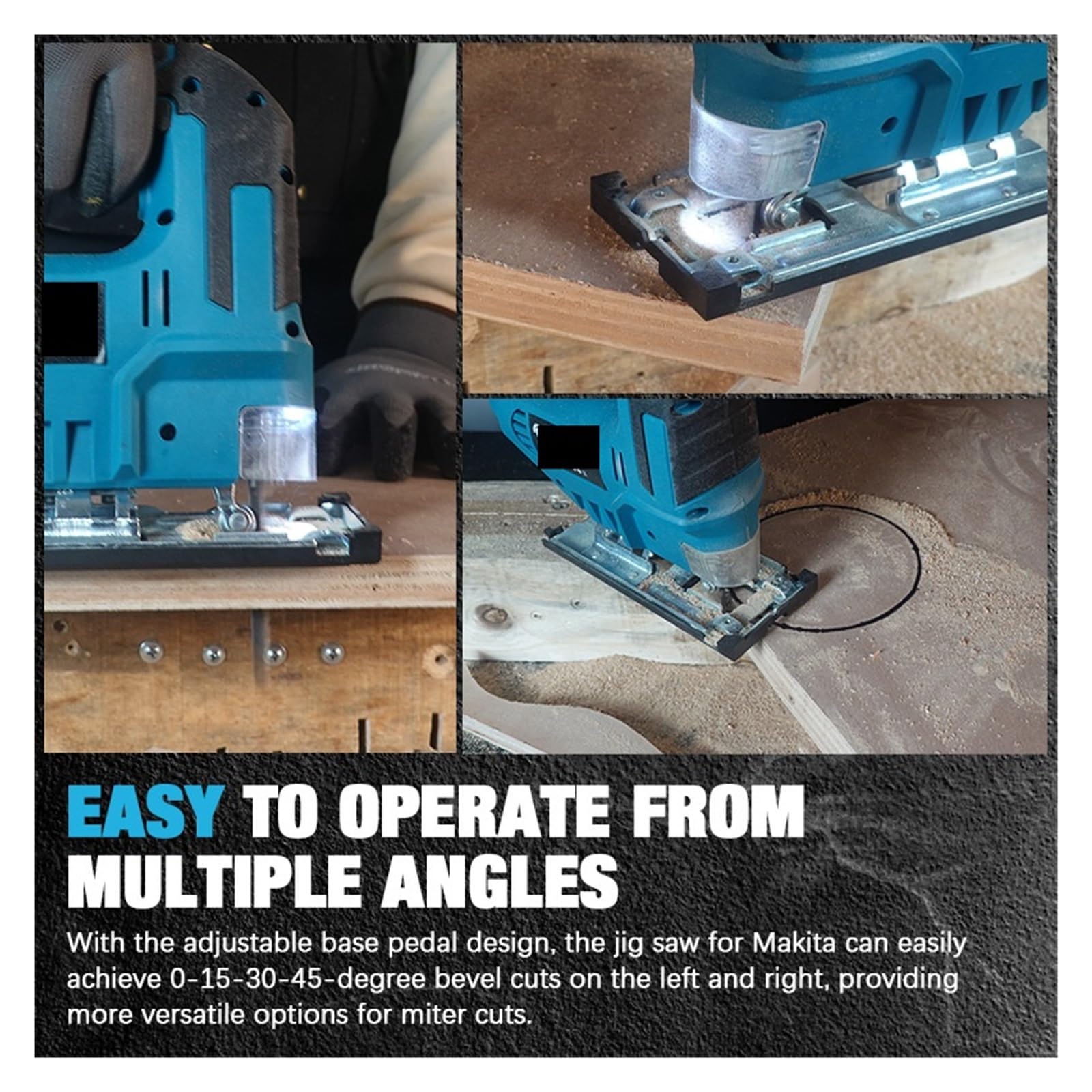 Seghetto alternativo, Curva Elettrica A Batteria Da 2150 Giri/min. Utensile Elettrico Taglio Per Lavorazione Del Legno Ricaricabile 750 W Per 18 V(No-Battery)
