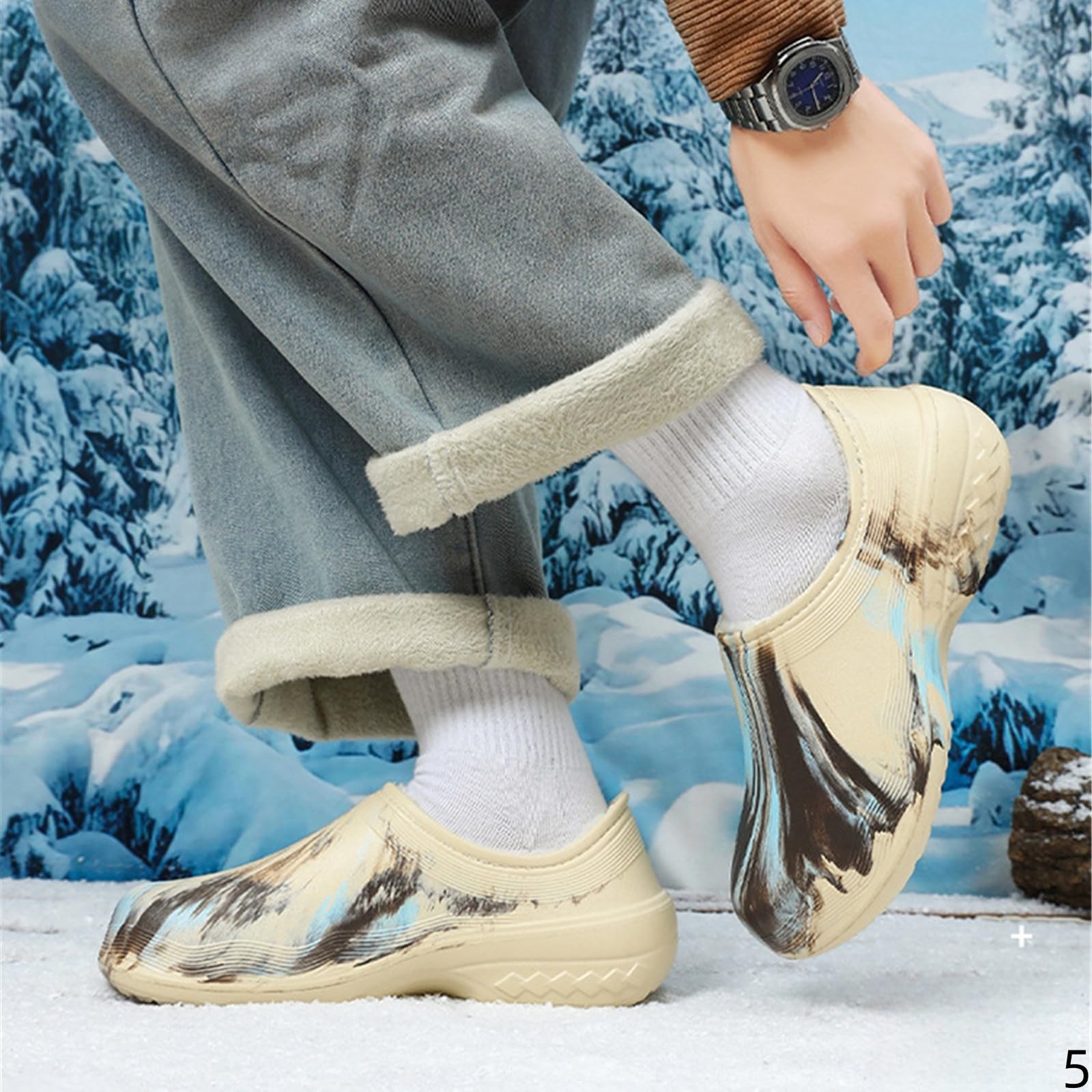 Pantofole Donna Da Uomo In Cotone Baotou Per Uso Domestico, Scarpe Calde Di Grandi Dimensioni Studenti Sport All'aria Aperta Antiscivolo