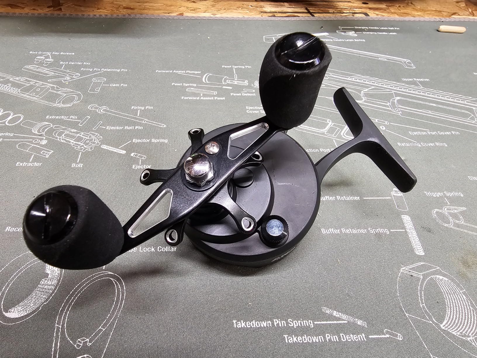 6/mo Finance ANATONO ICI Ice Fishing Reel, Inline Freespool Reel