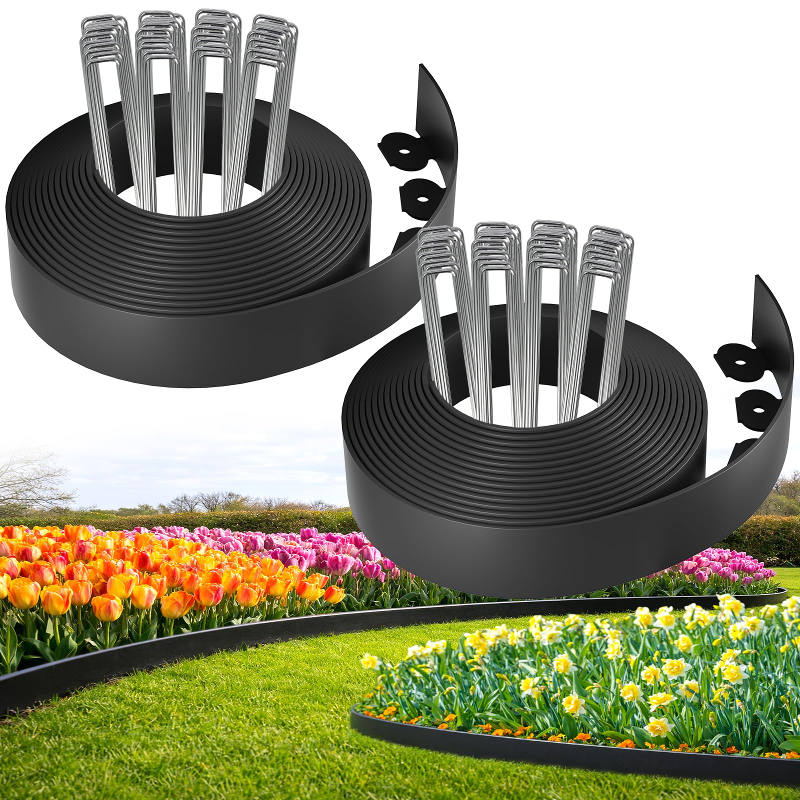 Bonviee 66FT Garden Border Edging