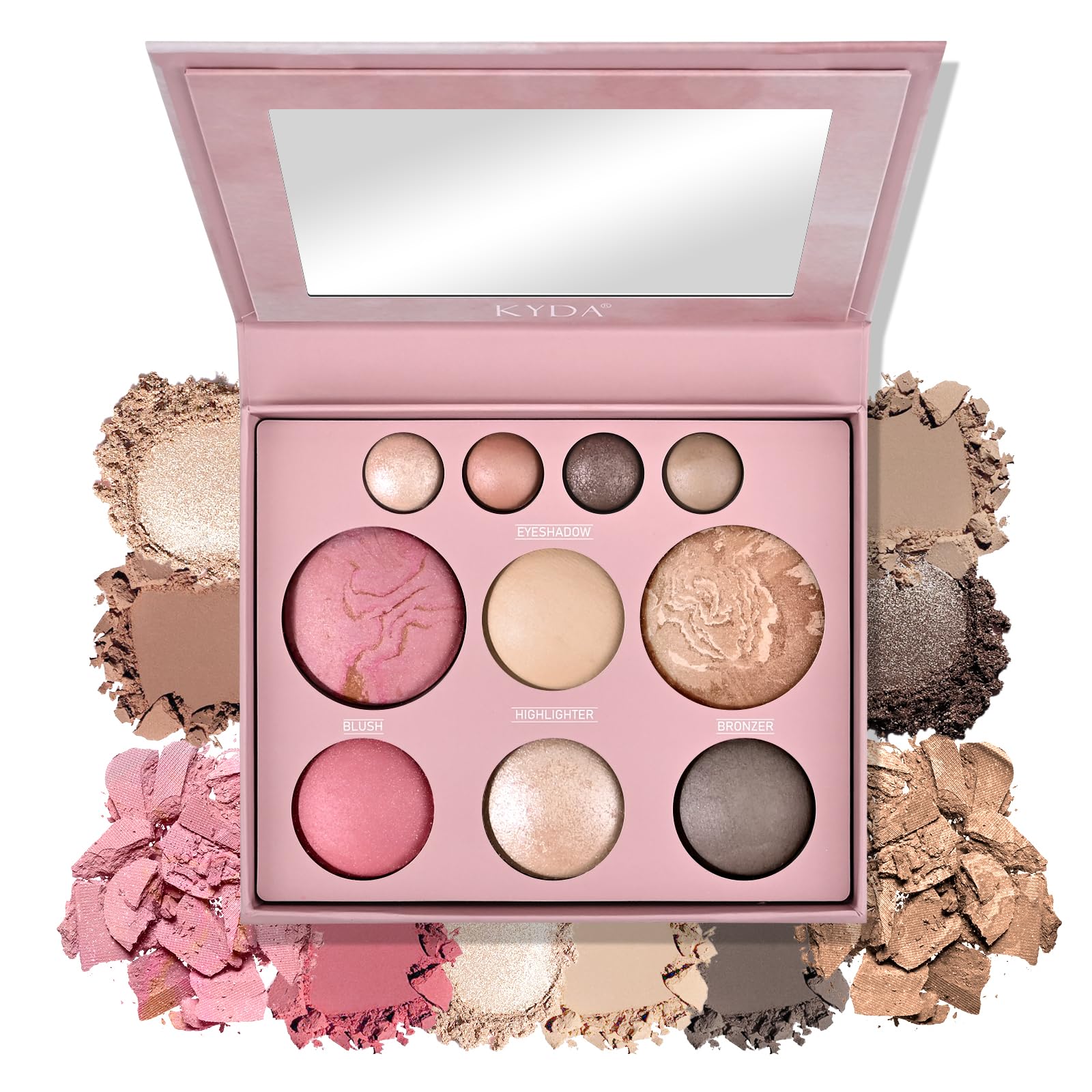FREEORR 10 Color The Best of the Baked Makeup Palette - makeup palettes | Mubboo
