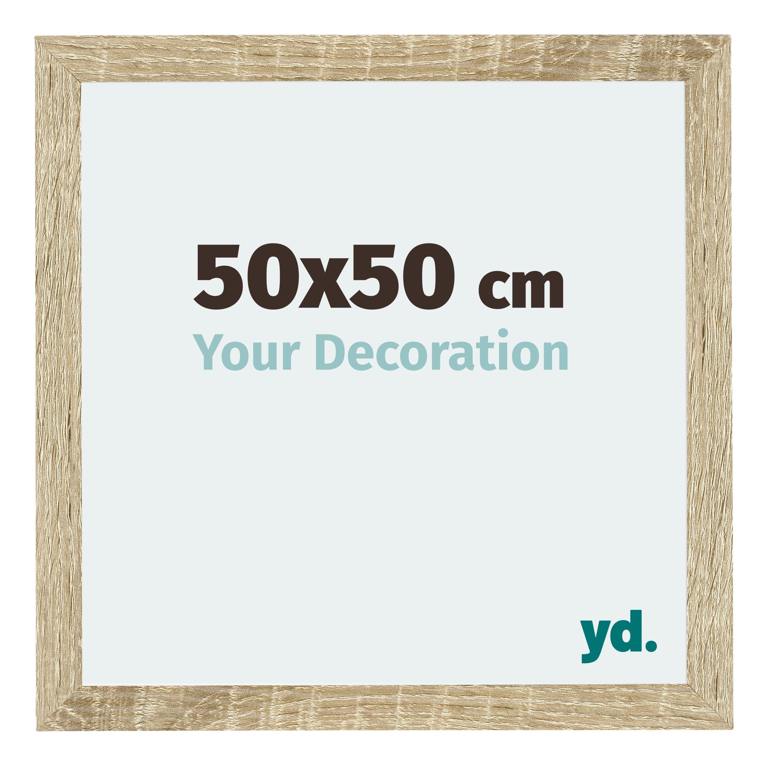 Your Decoration - Puzzle frame 50x50 - Sonoma Oak - Puzzle frame 500-1000 Pieces - MDF Photoframe - Mura
