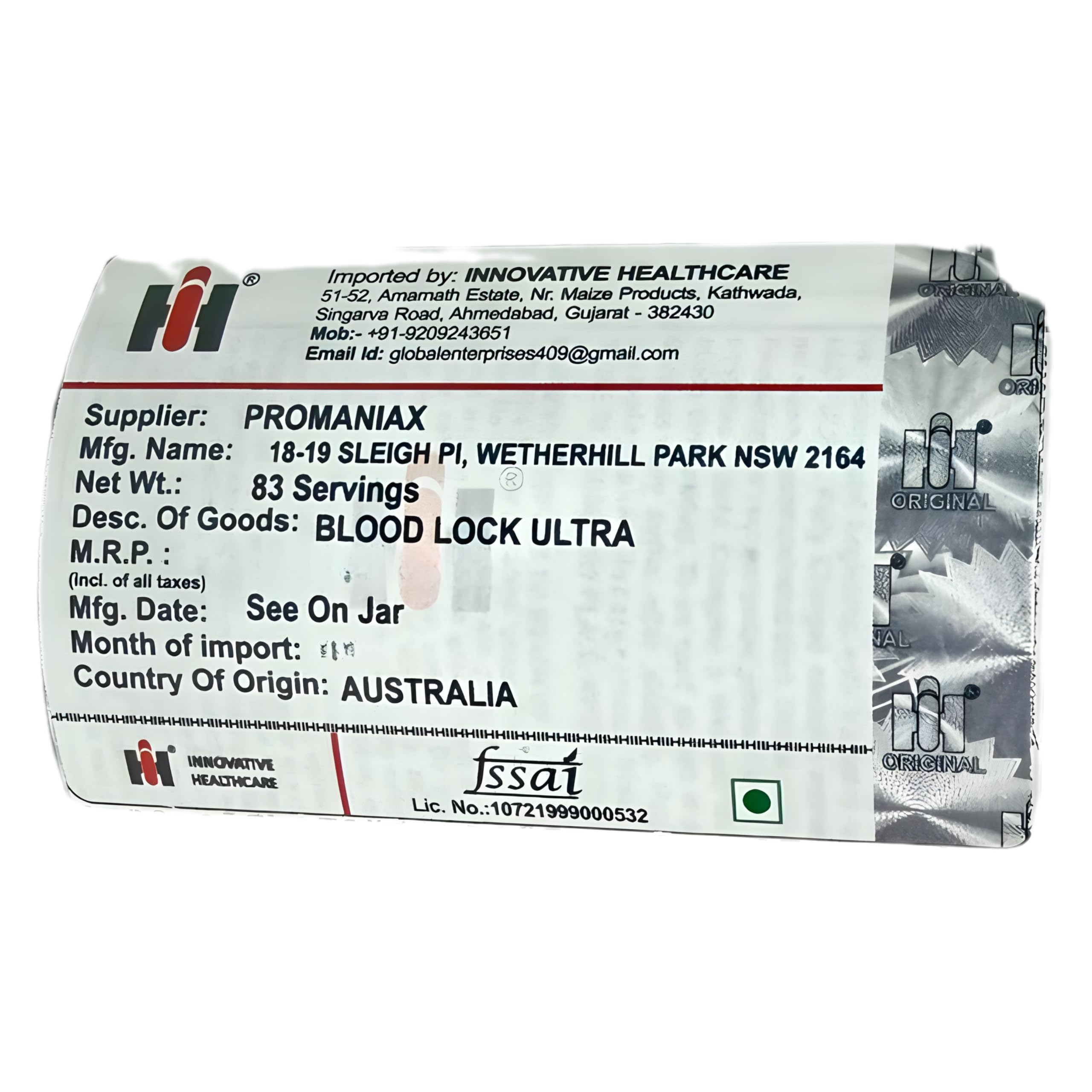 Blood Lock Stim-Loaded Pre-Workout, Summer Edition, 60 Servings (315g) - Cosmic Rainbow Flavour — Amazon image 6