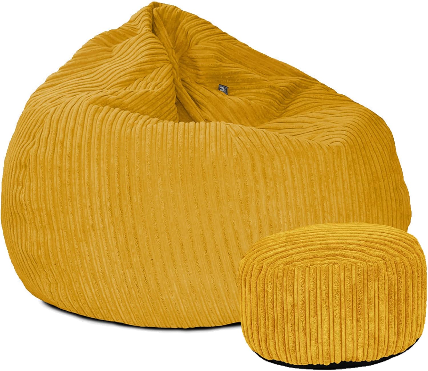 Beanbags Large Jumbo Cord Slouchbag Bean Bag Chair PreFilled