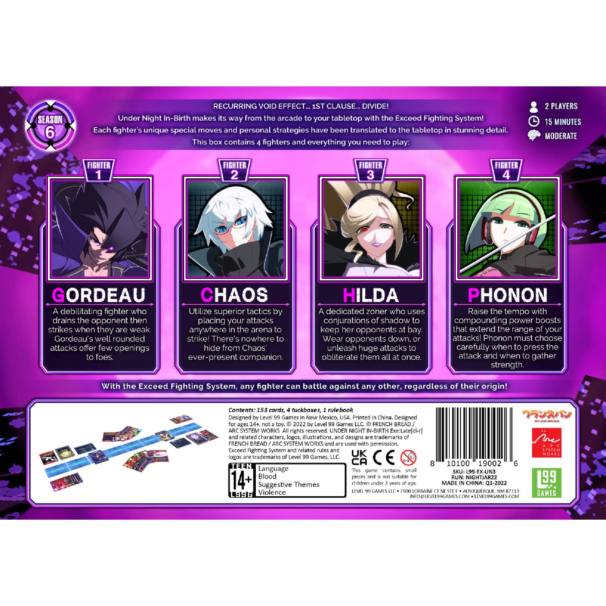 Amazon | Exceed Fighting System Under Night in Birth Gordeau