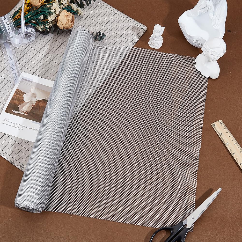 GORGECRAFT 3 m X 40cm Aluminium Drahtgeweberolle Für Skulpturen – Robuste Ausführung – Maschenweite 3x4mm – Feinmaschengewebe Für DIY Kunsthandwerk Tonarbeiten Schmuckherstellung Und Heimdekoration