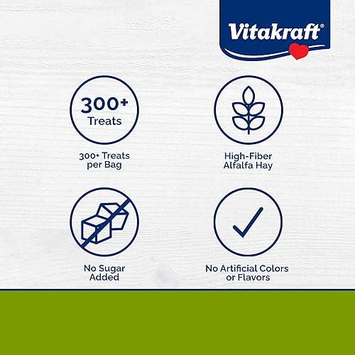 Miniatura 3 de Vitakraft Nibble Rings Small Animal Treat, 10.6 oz Healthy Crunchy Snack for Rabbits, Guinea Pigs, Hamsters & Other Small Pets, Wholesome Wheat &