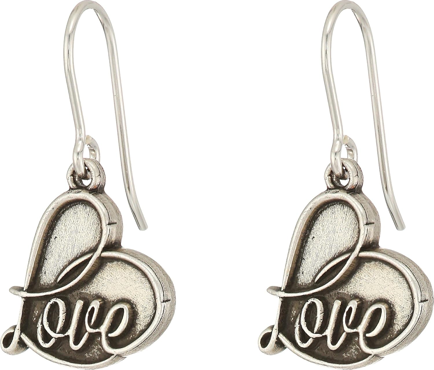 Alex and Ani Love Hook Earrings