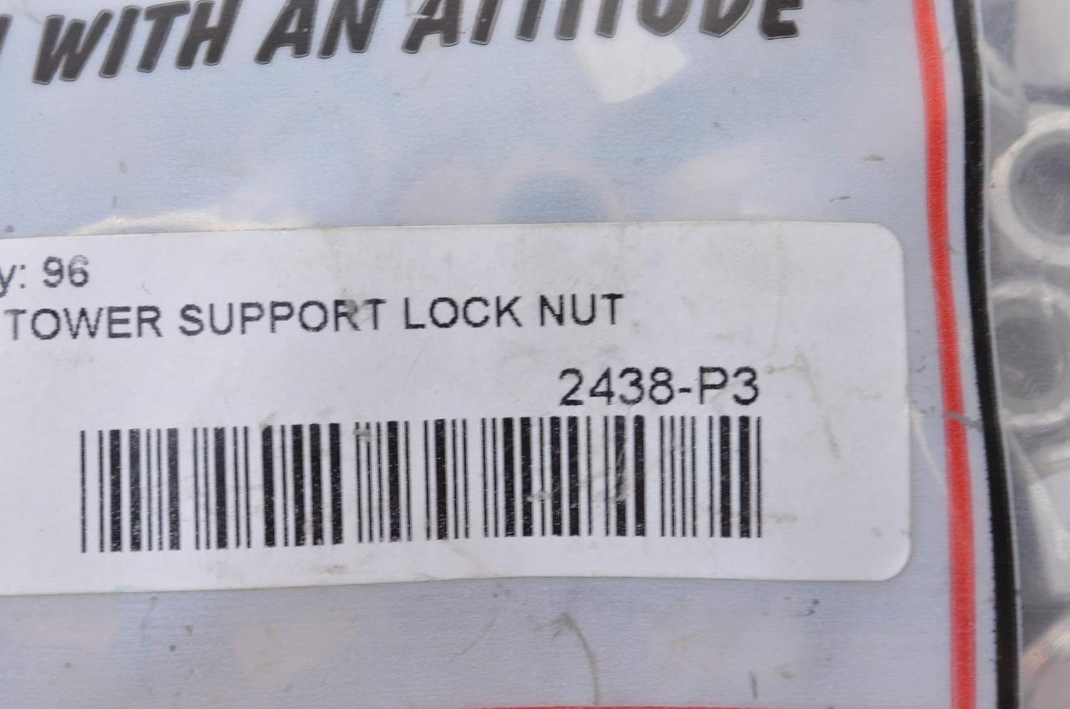 Stud Boy 18-33931 Power Tower Locking Nuts 0.50" 96/Pk