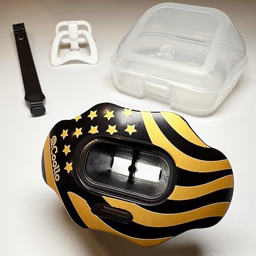 Miniatura 2 de Protector bucal 2 en 1, chupete transformador de fútbol, protector de labios deportivo para adultos y jóvenes, con bandera de Estados Unidos y