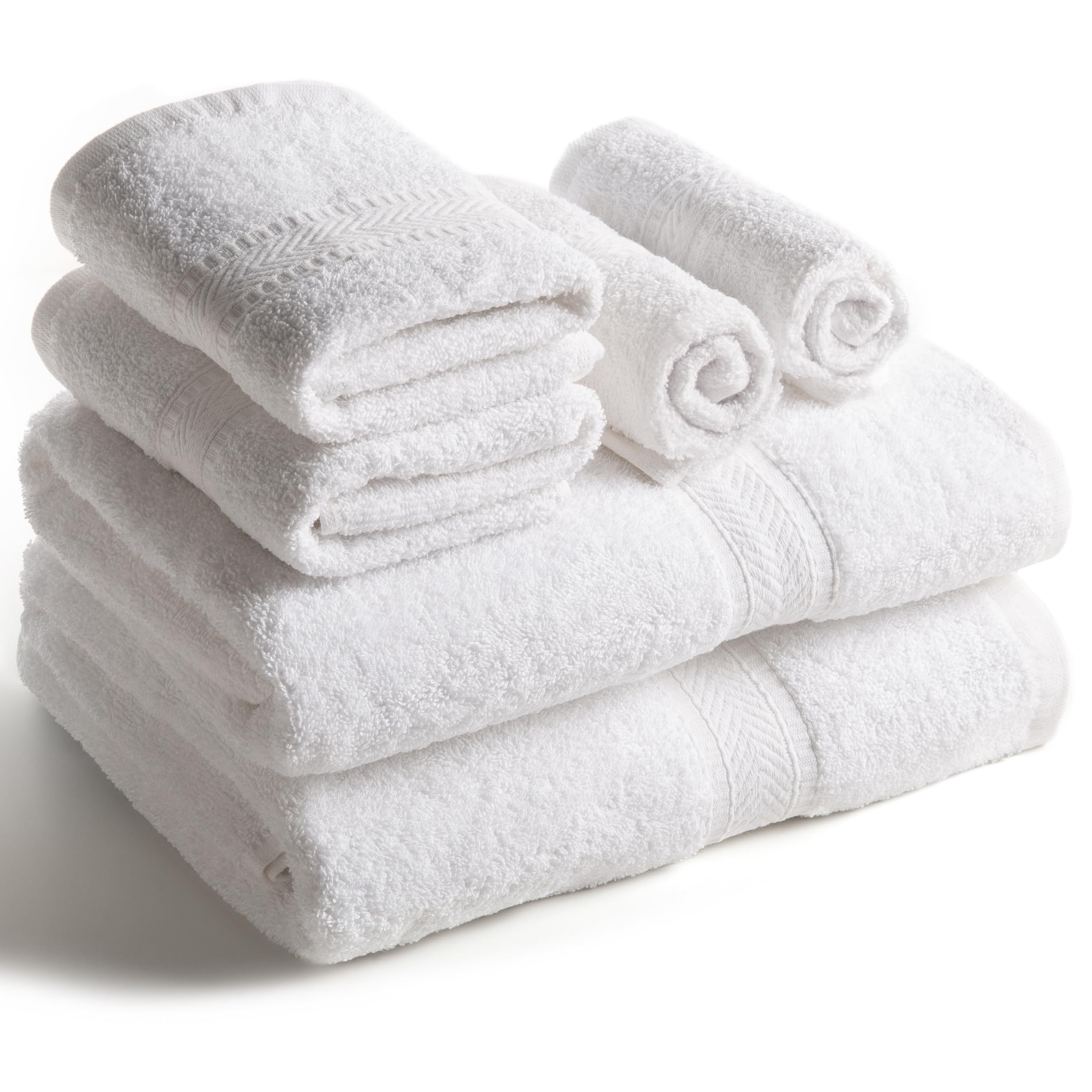 American Soft Linen Set Di 4 Asciugamani Di Lusso Per Bagno, 600 G/m²