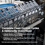 Kenmore 22-14595 24" Built-In Dishwasher - UltraWash, SmartWash, Sanitize Rinse, SmartDry and Leak Detection - 14 Place Settings - 51 DBA - ENERGY STAR Certified - 24" - Stainless Steel