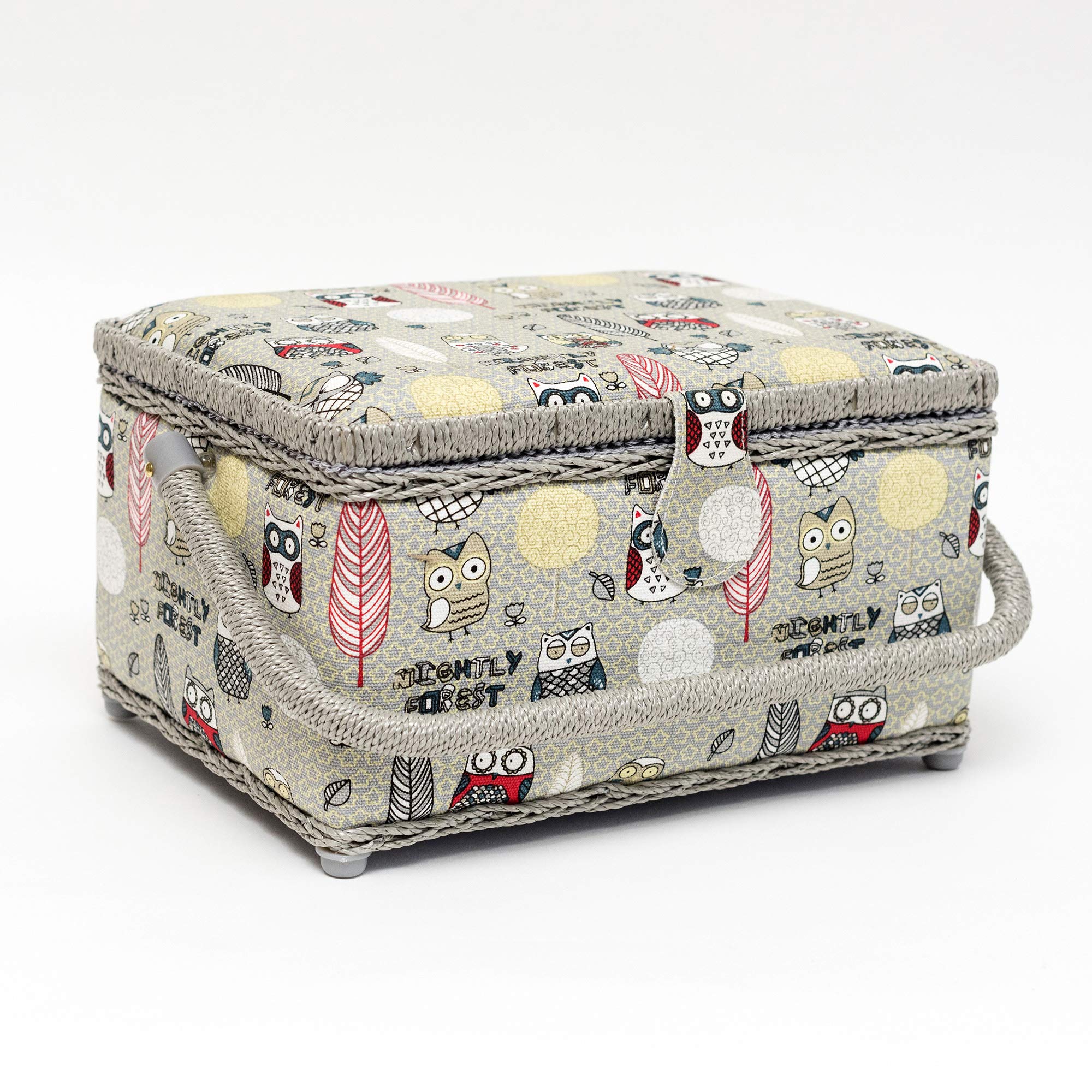 KORBOND Très grand panier multicolore Creations, motif hibou