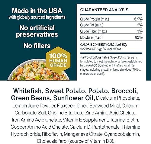 Miniatura 42 de JustFoodForDogs Alimento fresco congelado para perros, comida completa o alimento para perros, receta de alimento humano de carne de res y patata