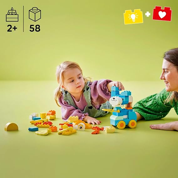 LEGO DUPLO Kasabası 3’ü 1 Arada Tekerlekli Hayvanlar 10448