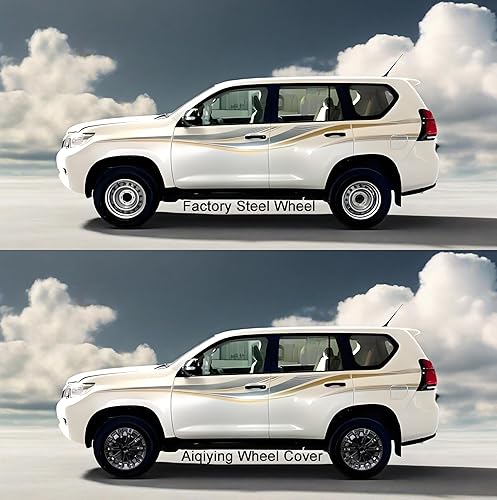 Miniatura 4 de Tapacubos de repuesto R15, cubierta universal para llanta de rueda de material ABS, accesorios exteriores para maletero de automóvil, SUV, juego de 4