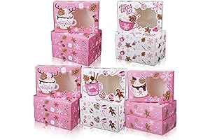 Fulmoon Cookie Boxes for Cocoa Bar and Christmas Treats