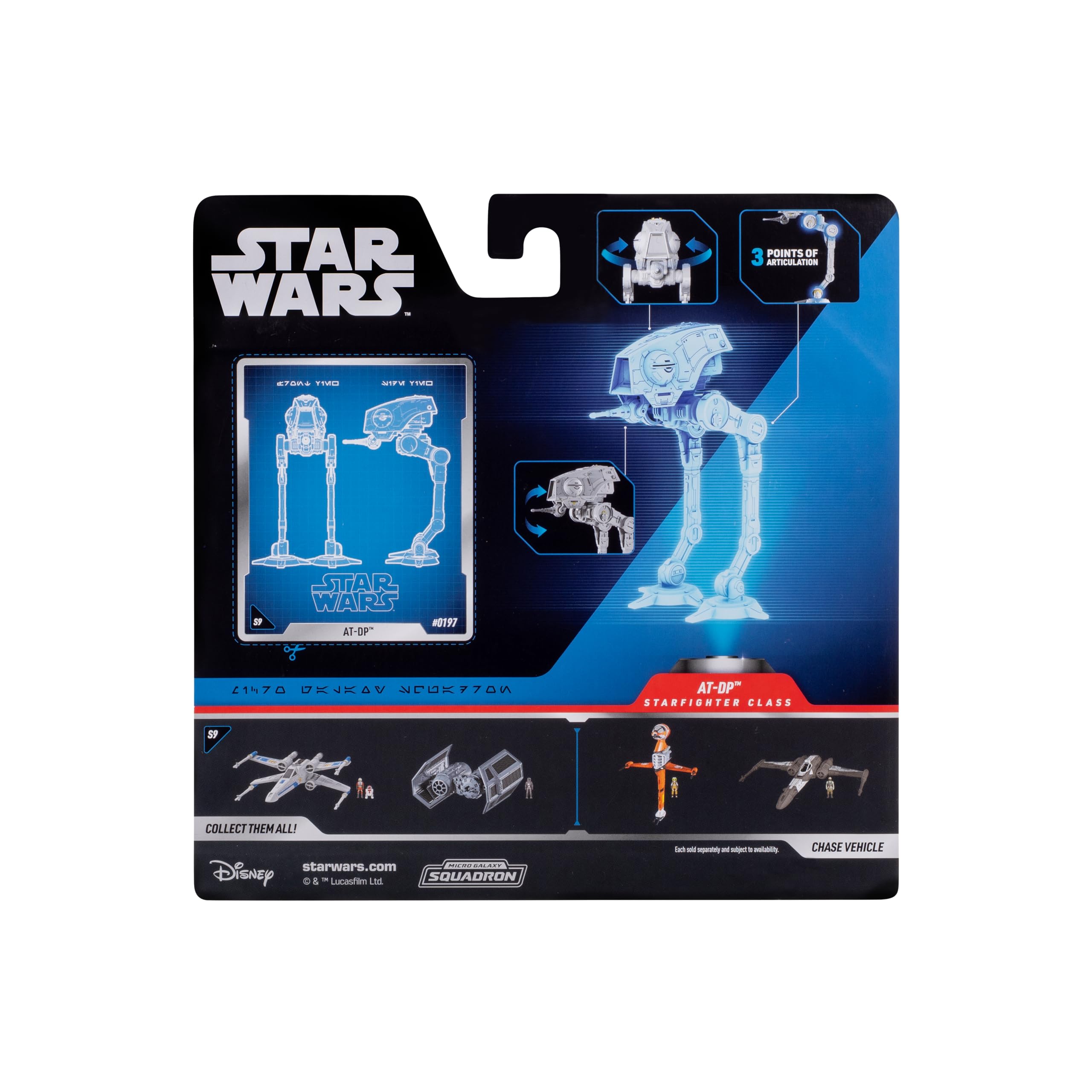 Veicolo Star Wars Micro Galaxy Squadron Shadow V-Wing | 12,5 Cm Con Microfigura - 4