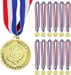 Gold Medals for Awards,1st Winner Medals for Sports, Competitions, Party, Olympic Style, 2 Inches