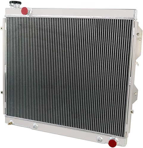Miniatura 4 de Radiador para camioneta Toyota Sequoia Tundra 4.7L V8 2000-2006, radiador de aluminio completo de 3 filas + ventiladores de 2 x 14 pulgadas + kit de