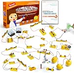 Teenii Electricity and Magnetism Kit for Kids, STEM Science Experiments with Electric Circuits, Educational Physics Toy, Science Discovery Game for Boys and Girls 8+, 50 Pieces