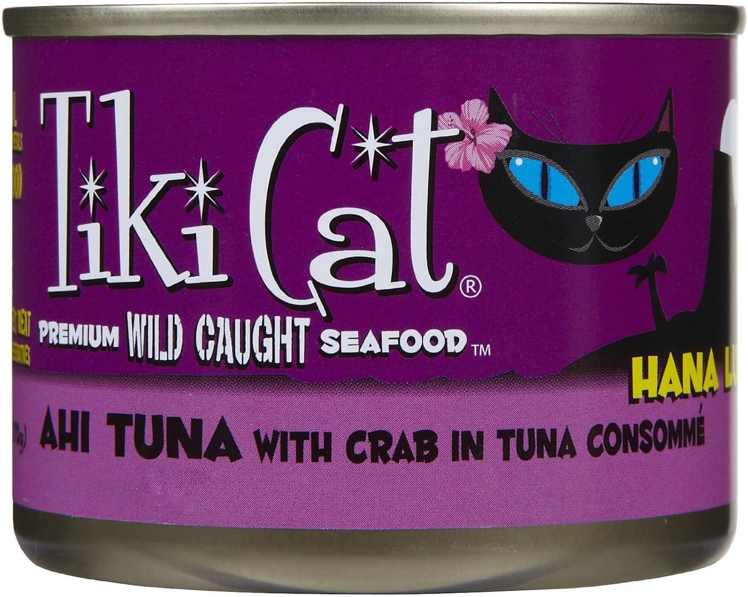 Tiki Cat Gourmet Whole Food 8-Pack Hana Luau Ahi Tuna With Crab In Consomme Pet Food