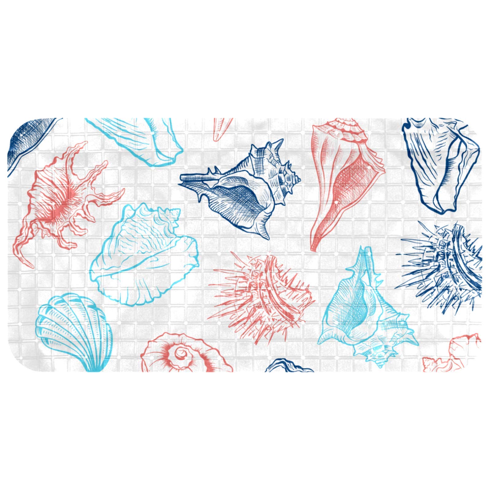 Tapis de bain antidérapant rayures colorées pour veiller sur votre bébé