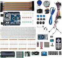 Mega Kit Robótica Para Arduino Uno e + 200 pcs com Tutorial, Kit Iniciante para Arduino, Construindo O Jogo Da Memória, Robotica, Automação Residencial
