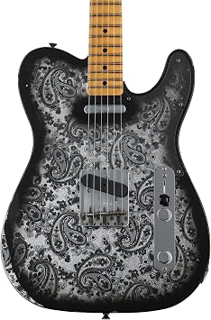 Fender Custom Shop Limited-edition 68 Telecaster Relic - Black Paisley