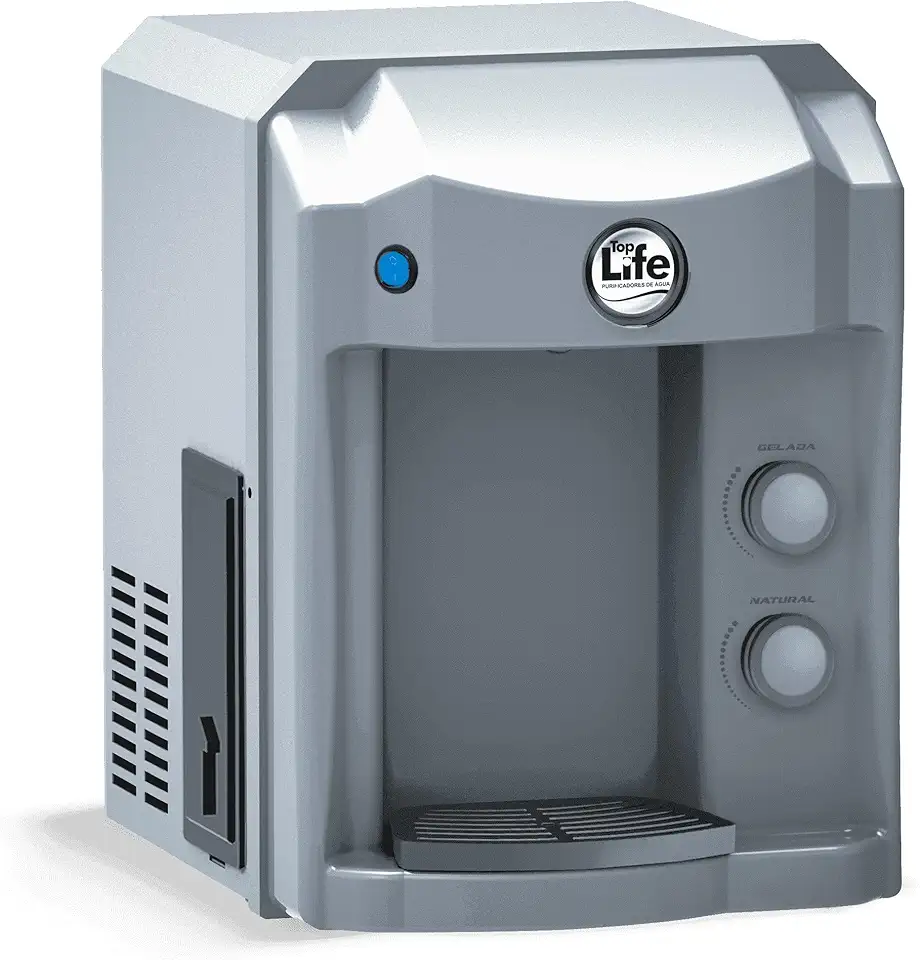 Purificador Água Top Life Alcalina Ionizada Ozonio Gelada He Oxi Prata 127V
