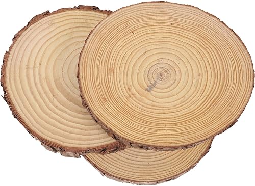 GANAZONO 3 piezas de madera para caminos de jardín, adoquines, rebanadas de madera natural, camino decorativo para jardín, paseo marítimo, patio,