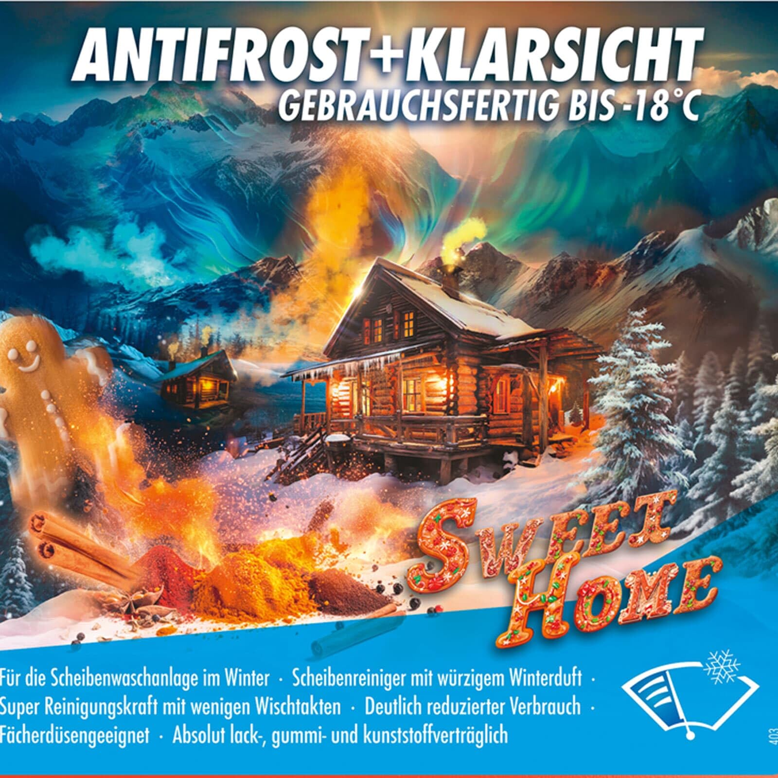Sonax 4x Frostschutz, Scheibenreinigungsanlage (20 L) | 01365050 Gebrauchsfertig, Frostschutz, Scheibenreinigungsanlage