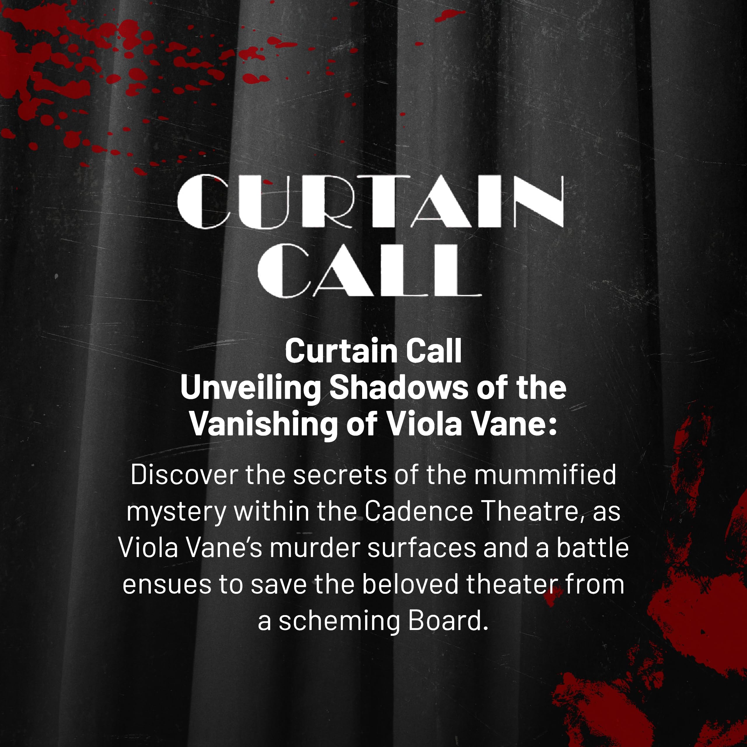 Hunt A Killer Curtain Call Complete Season Box Set - Game for True Crime Fans with Documents & Puzzles - Murder Mystery Game for Adults - Solve Crimes at Game Night or Date Night