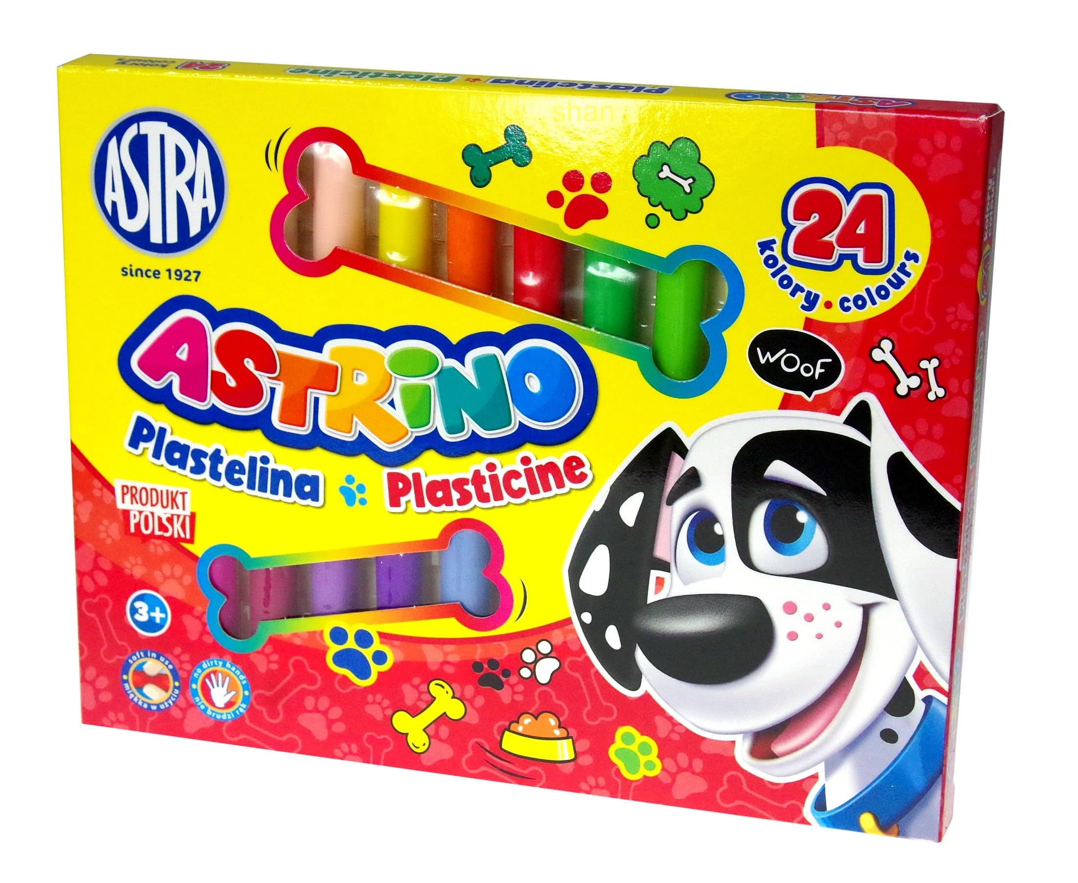 PLASTELINA 24 kolory ASTRINO ASTRA