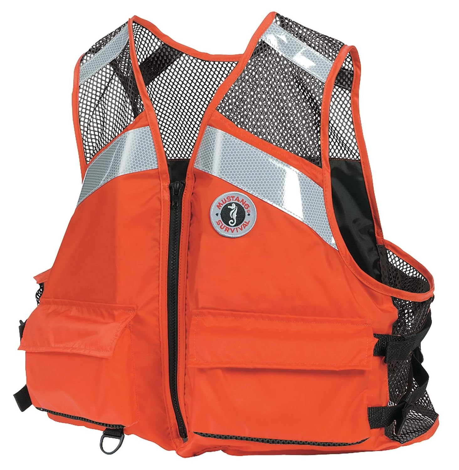 MUSTANG SURVIVAL Life Jacket, L/XL, Orange MUSTANG SURVIVAL Life Jacket, L/XL, Orange