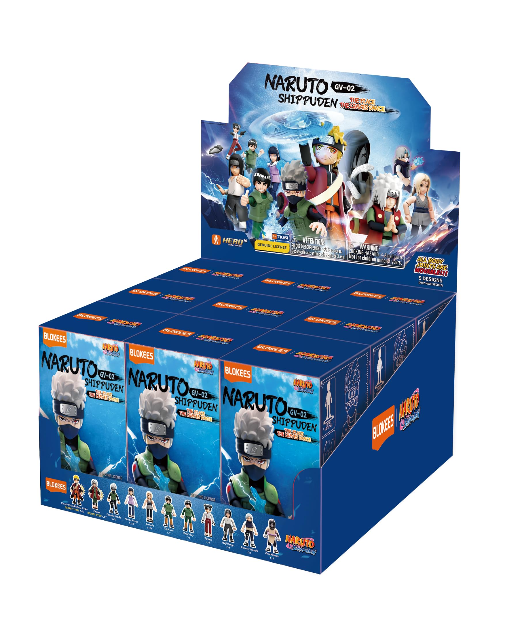 BLOKEES - Naruto Shippuden - GV02 - The Place The Leaves Dance - Model Kit - Assembly Required - No Tools - No Cutting - No Paint - No Glue - Age 9+