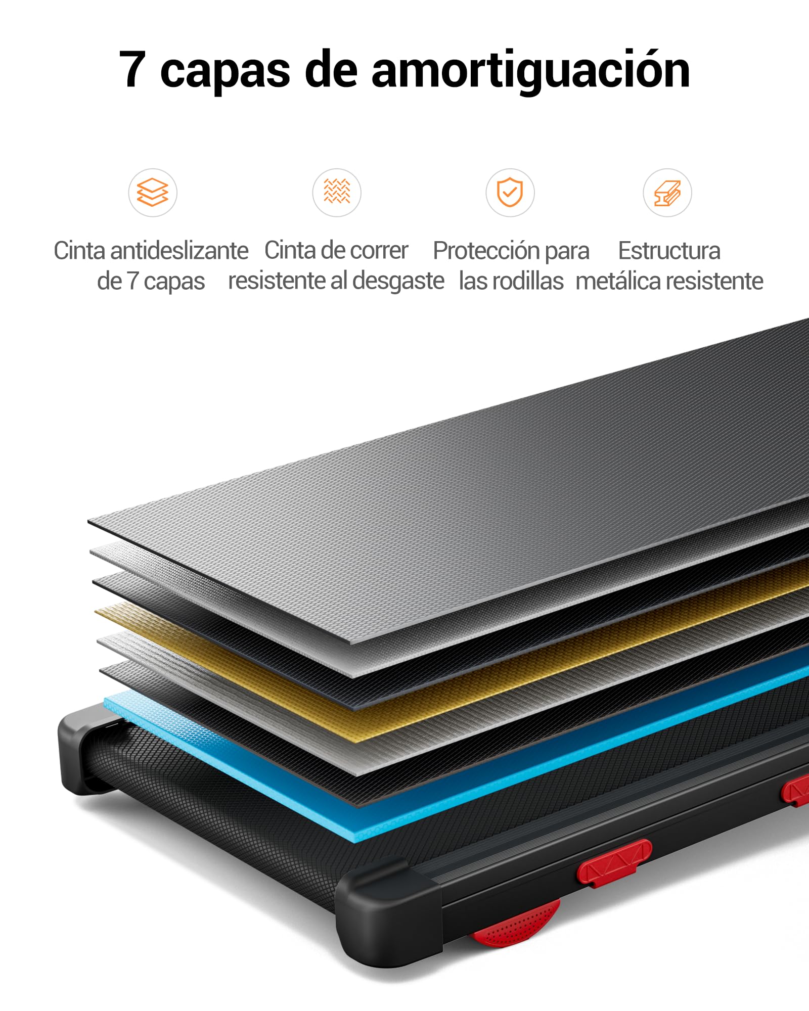 UMAY Cinta de Correr Plegable Eléctrica con Inclinación Automática 18% | 1-12 km/h caminadora electrica para casa con Motor Silencioso de 3,0 HP, Triple Pantalla LED,12 Programas,Máx. 160 kg