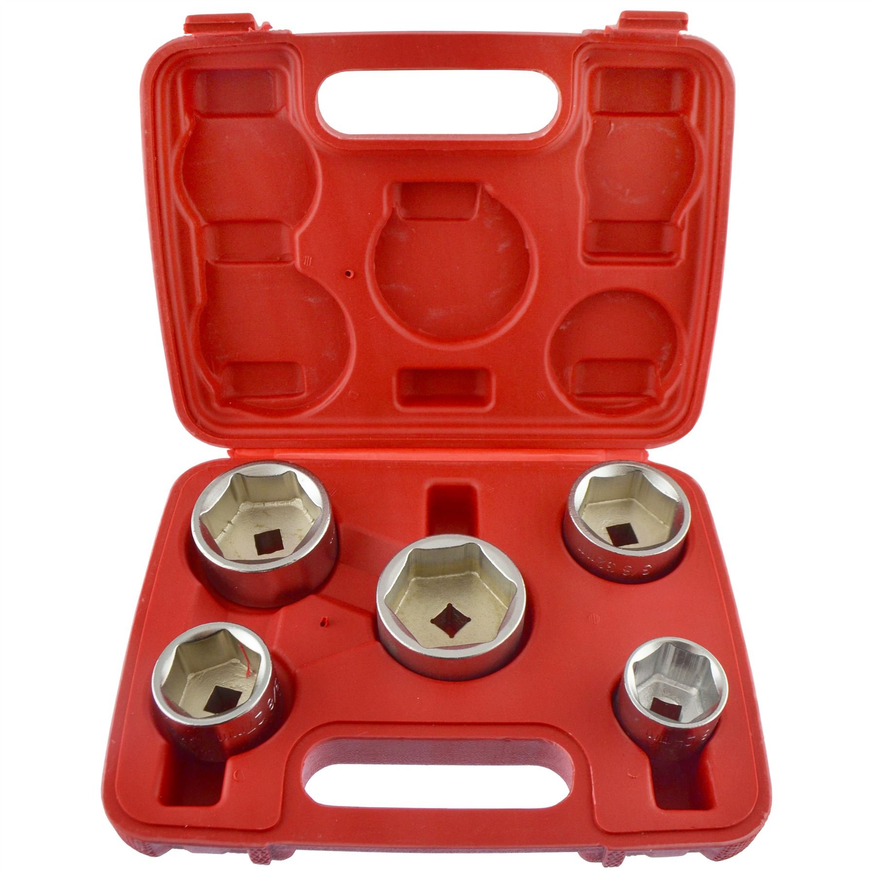 AB Tools-Neilsen Oil Filter Socket Remover/Removal Tool/Cup Type 24mm - 38mm 5pc Set AN136