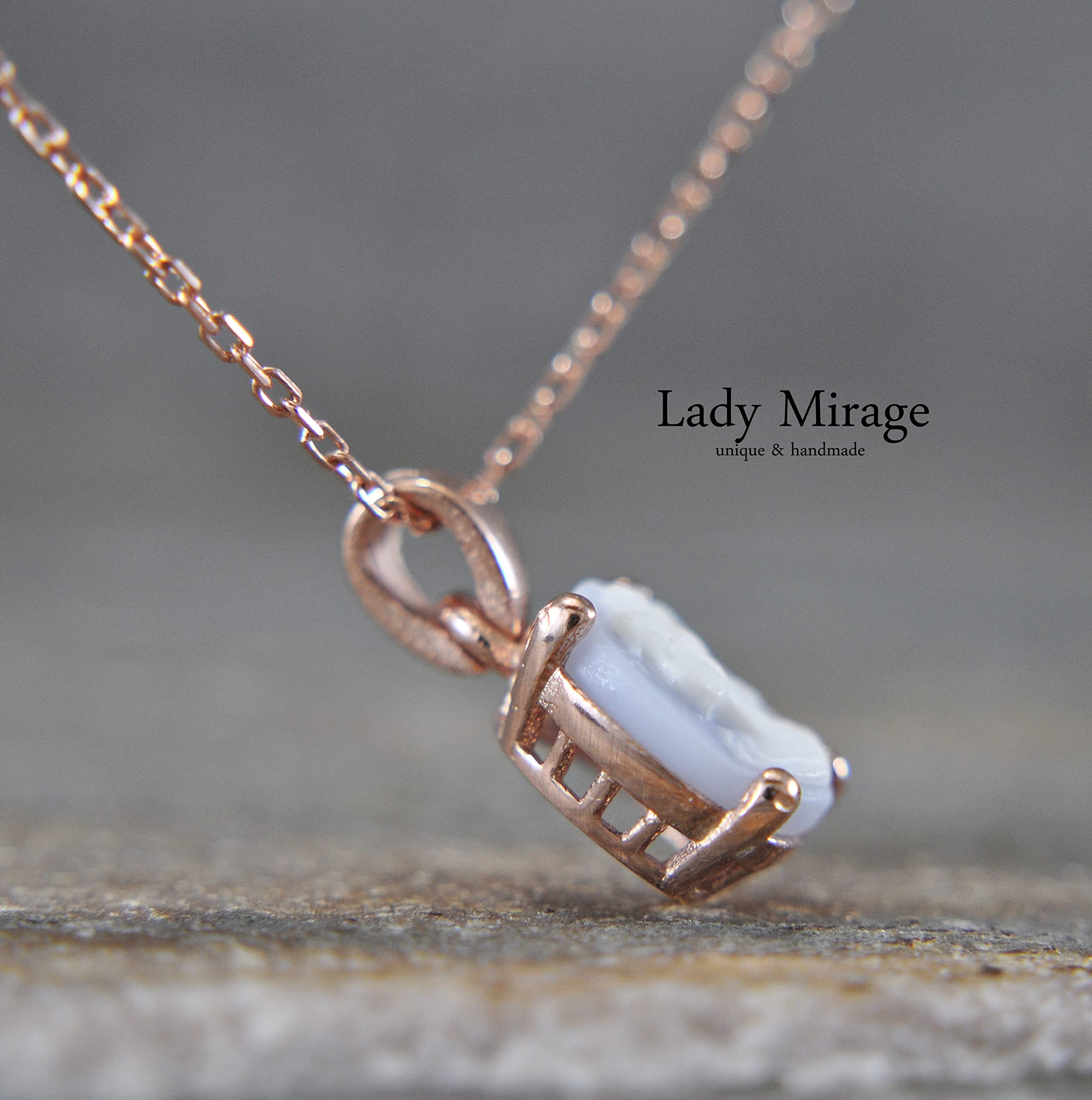 925 Silber - Rosévergoldet - Lady Cameo - Vintage Schmuck - Kamee - Statement-Ring - Antik - Jugendstil - Größenverstellbar - Geschenk für Mama - Geburtstagsgeschenk - Silberring - Schmuck-Geschenk