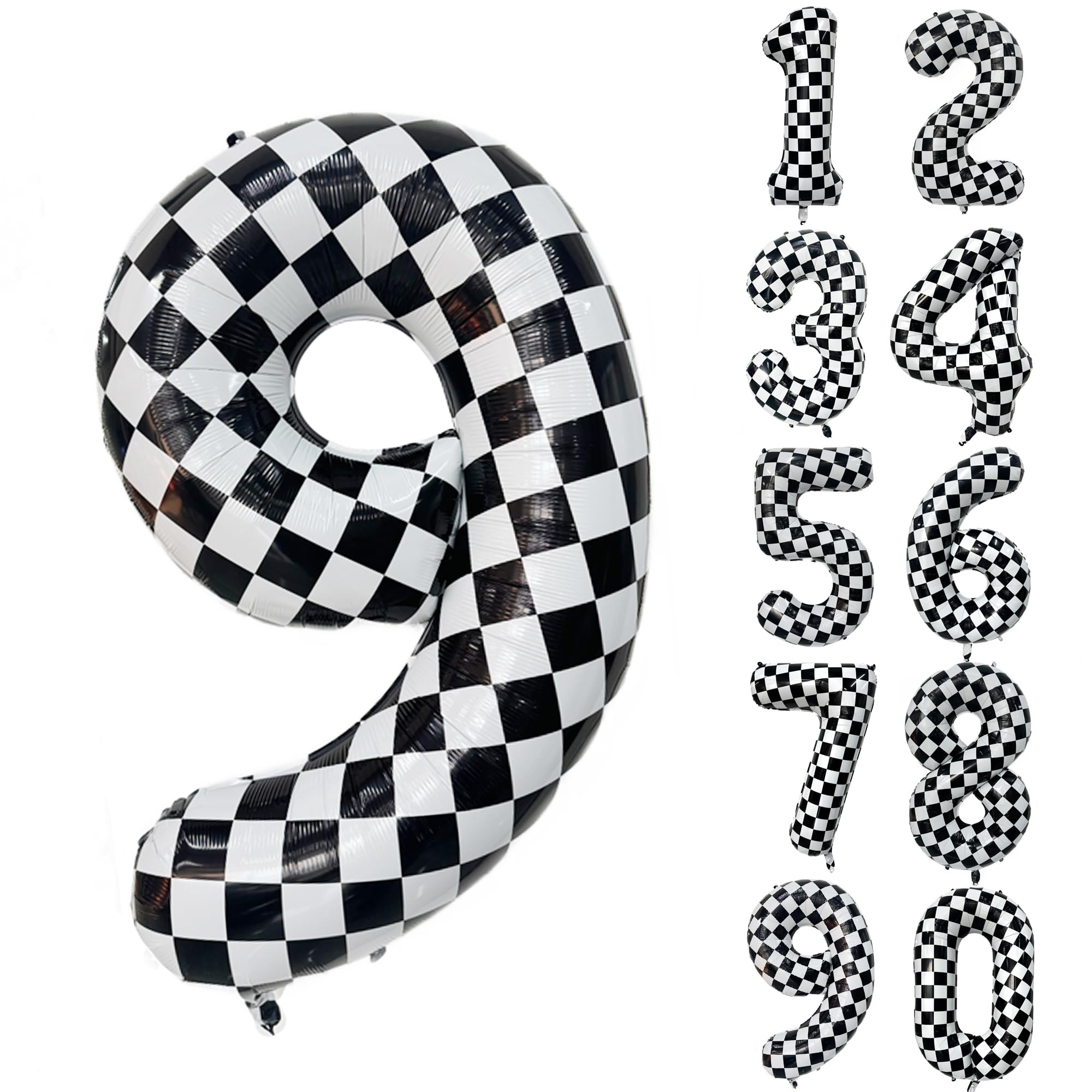 Red 0 balloon 40 Inch Giant Helium Foil Number 0 to 9 Red Balloon Birthday Wedding Party Digital Decorations (Number 0) — view 623