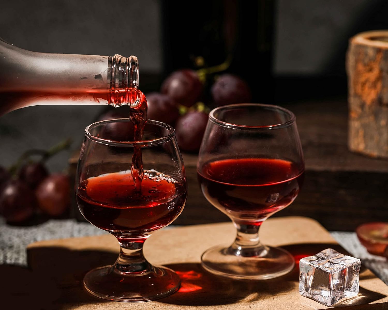 Cute Shot Glasses Small Brandy Snifters Set of 8 | Cognac glasses | Port Glasses | Tequila Glasses(3.5 oz | 100 ml)