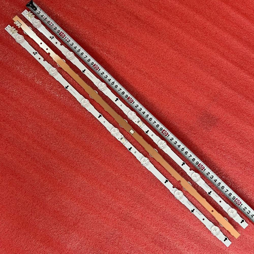 Tira de LED Compatible Fit For Samsung UE32J4100AW UE32H4500AW UE32H4510 UE32H4000 UE32H4500 BN96-35208A 30448A 30445A 30446A LM41-00431A 00041L(3pcs For 1 TV)