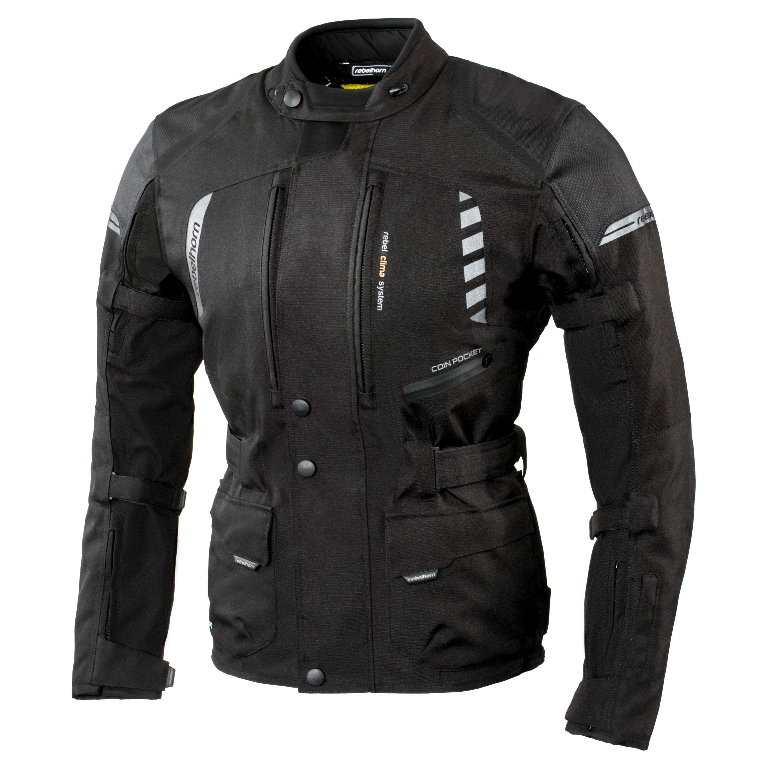 REBELHORN Men's Hiker Ii Textile Jacket XXS Black