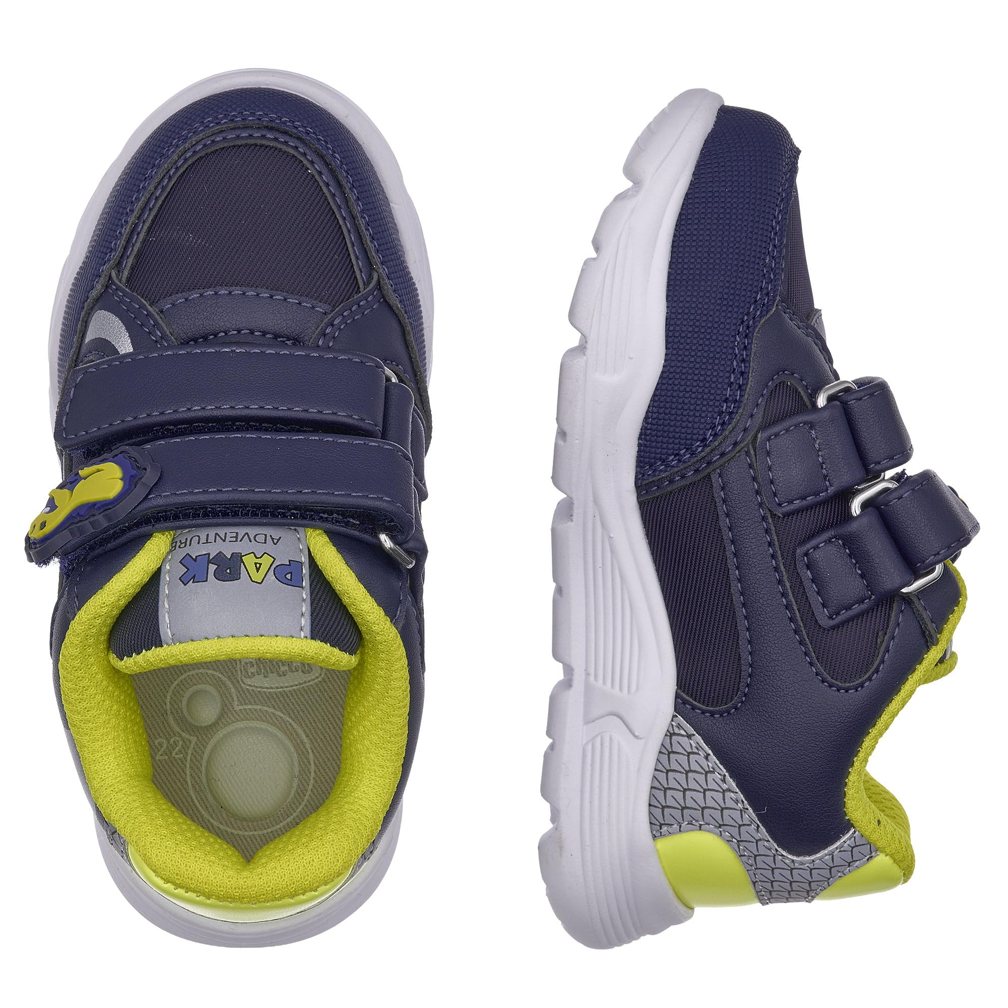 Chicco, Sneaker Bambino con Comoda Chiusura con Doppio Strappo e Suola Leggera, Comode, Flessibili e Traspiranti, Ideali per Primavera, Autunno e Inverno, Scarpe Bambino, Designed in Italy