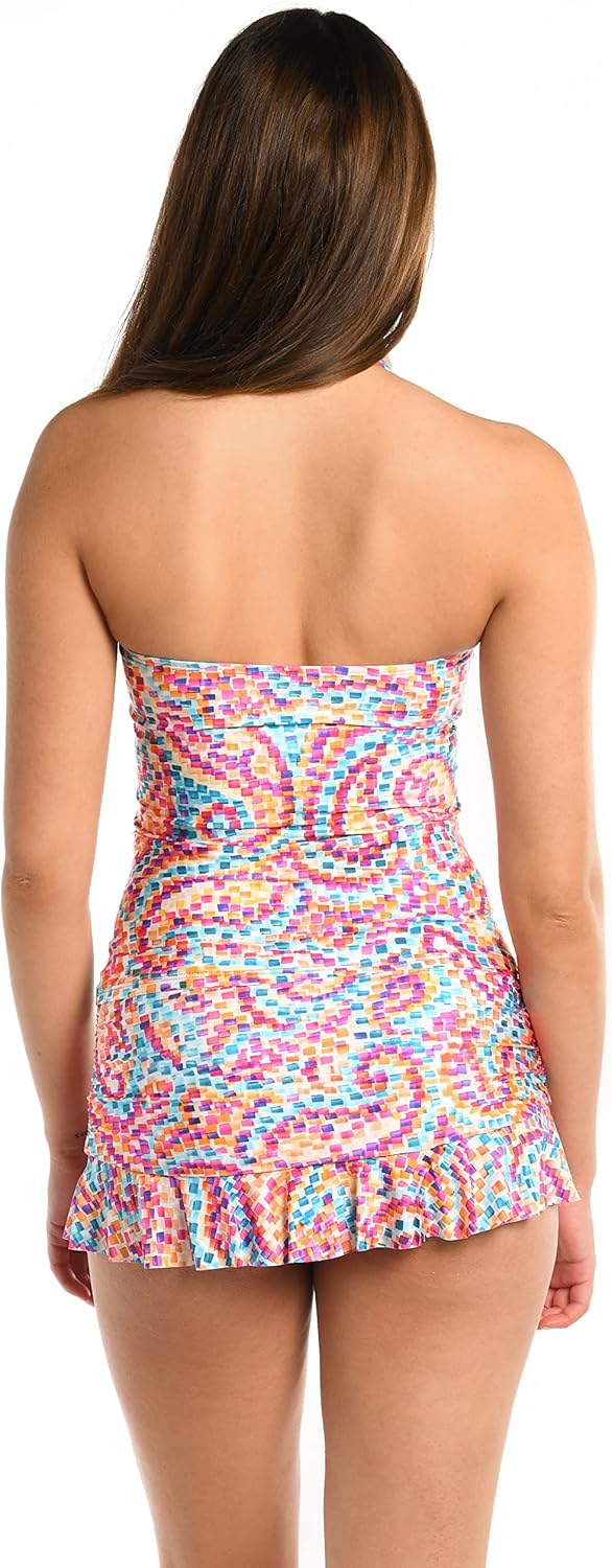 La Blanca Womens Bandeau Tankini Swimsuit Top - Image 2