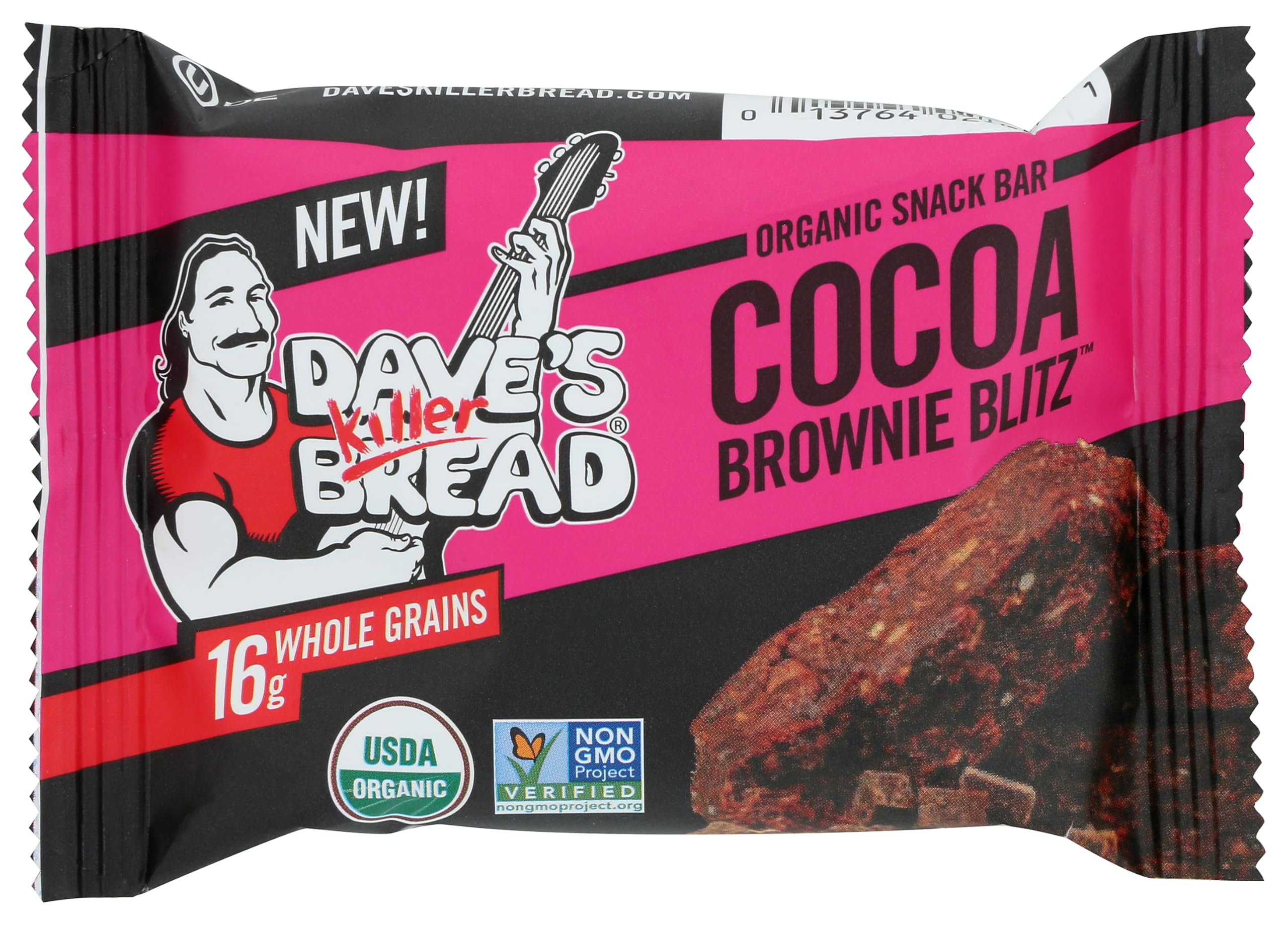 Dave's Killer Bread Organic Cocoa Brownie Blitz Bar Sgl, 1.75 OZ