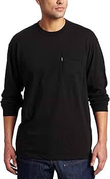 k*i様 plllllleeeasse long sleeve pocket t Design Custom Printed - Port & Company Pigment Dyed Long
