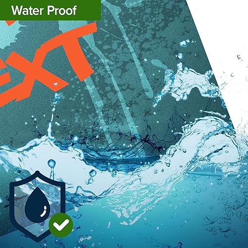 Miniatura 583 de My Sign Center - Letrero personalizado, 11 colores de fuente, 13 estilos de fuente, 4 opciones de agujero, 22 tamaños, 8 x 32 pulgadas, sin óxido,