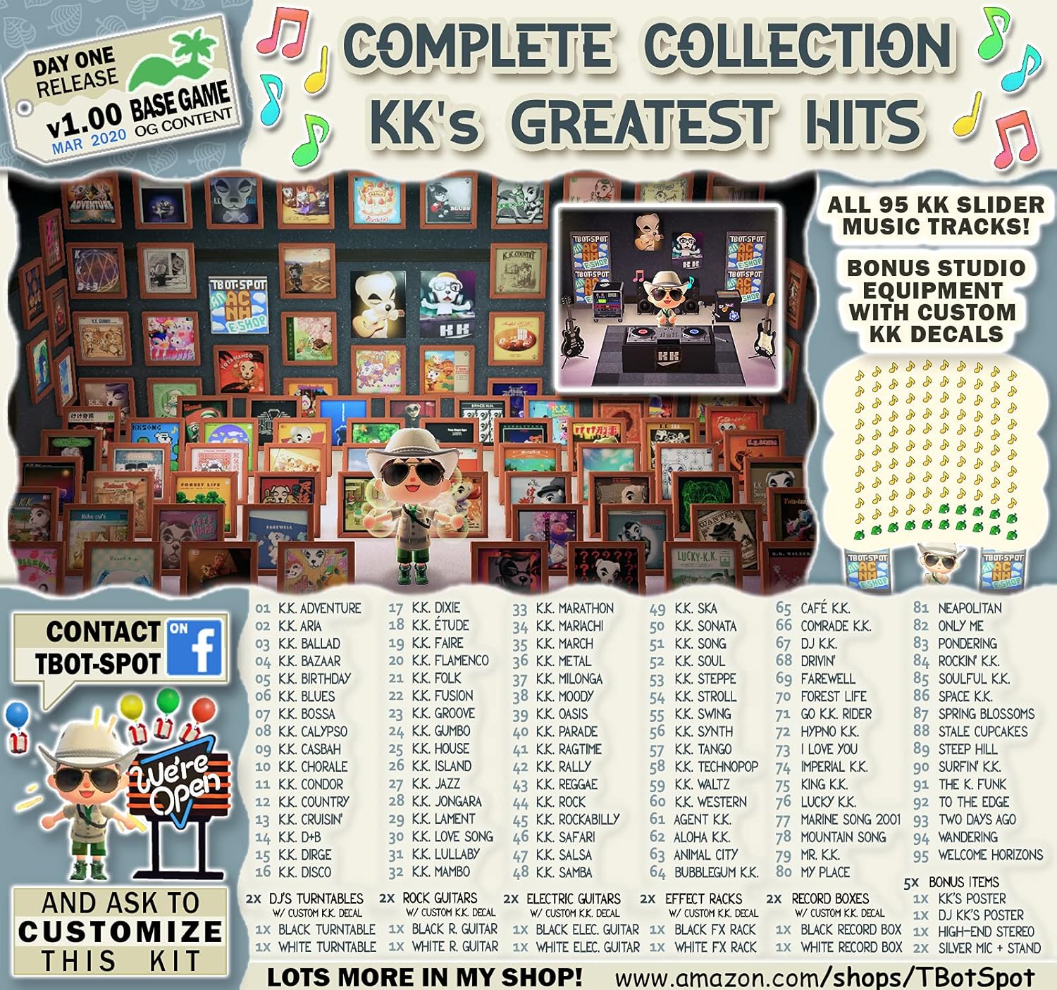 ACNH KK's Greatest Hits Complete Collection with Philippines Ubuy