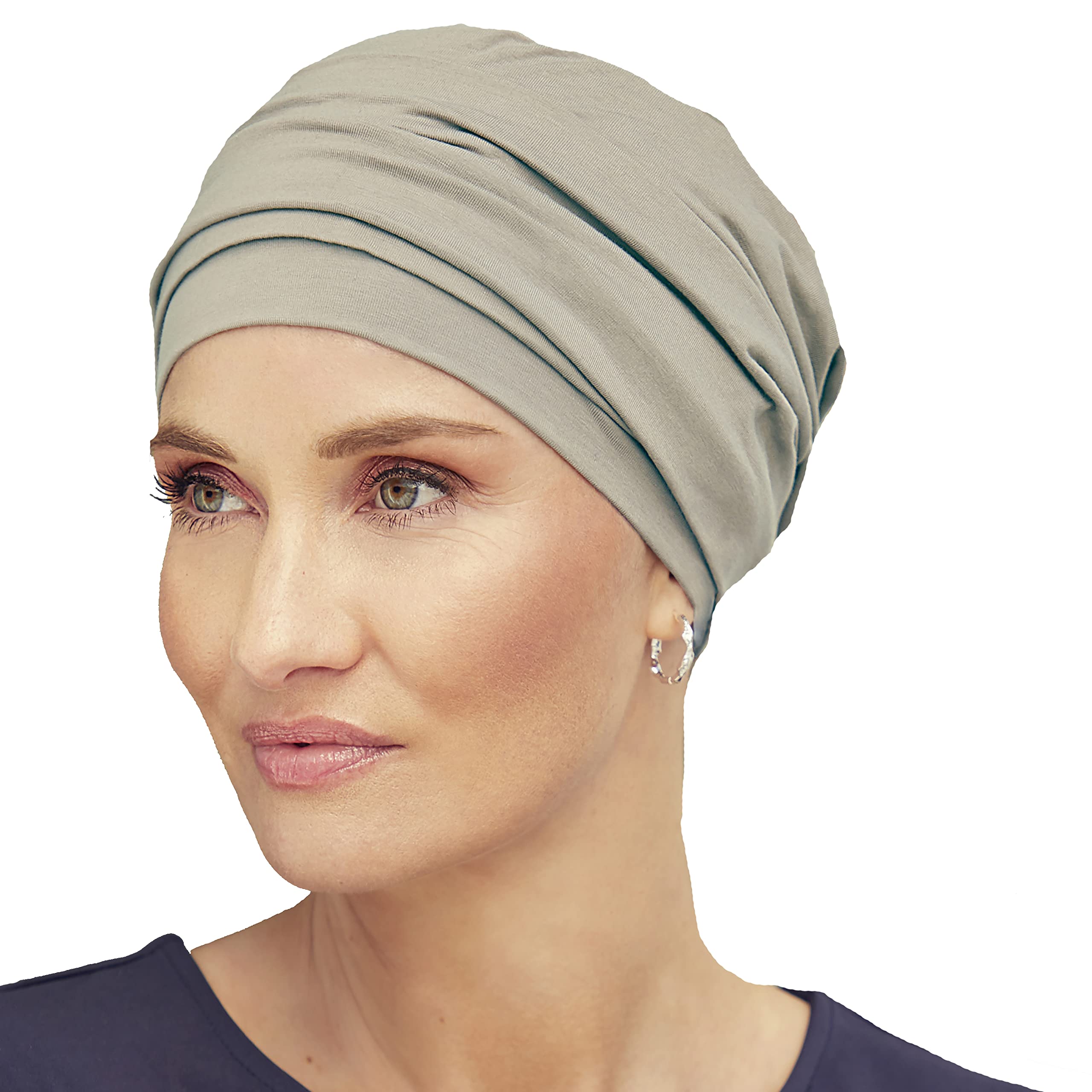 Christine Headwear Women's Nomi Turban Headband, Moonlight Grey, One Size